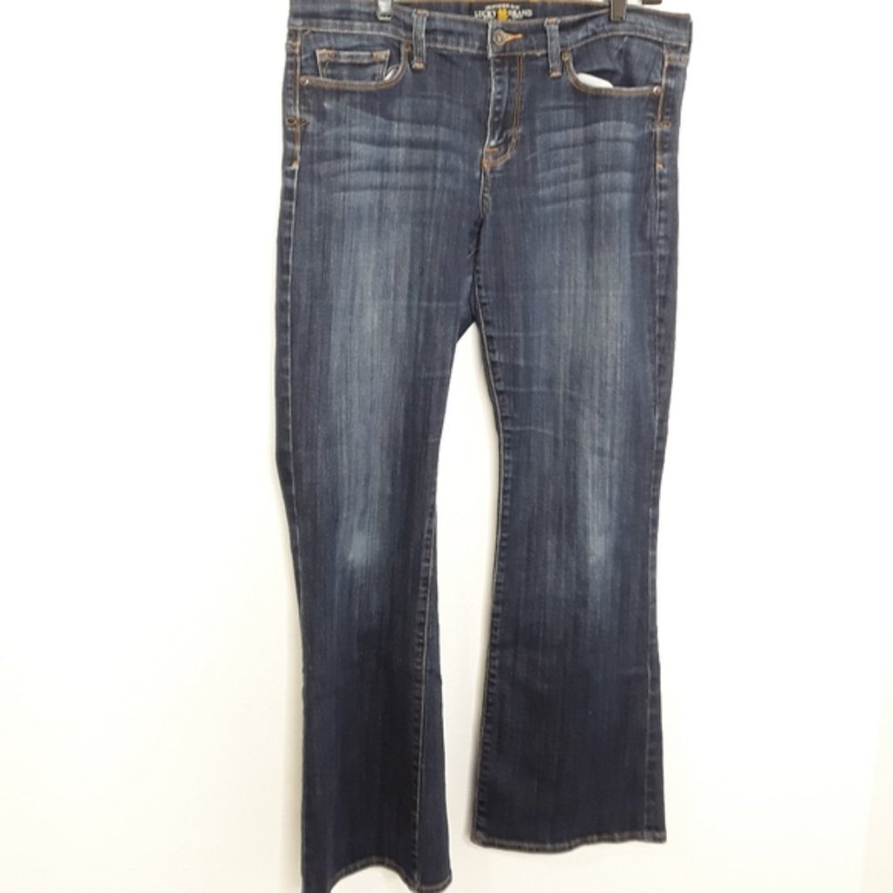 LUCKY Brand Sofia Medium Wash Bootcut Jeans EUC sz 14 - Picture 2 of 7